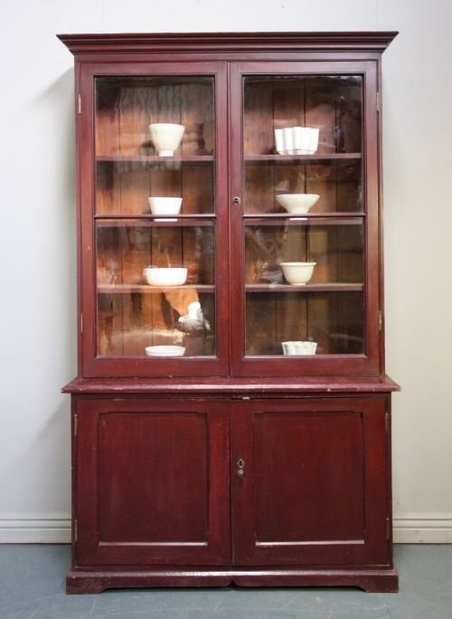 Mid 19th Century Antique Bookcase/cupboard