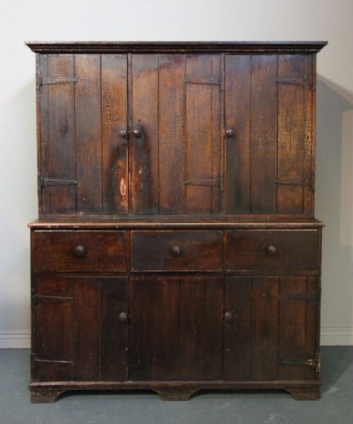 Cumbrian Antique Pine Housekeepers Cupboard.