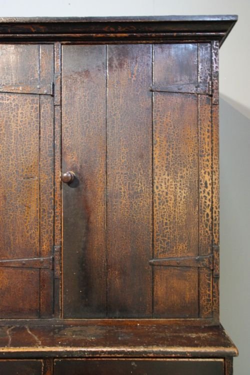 fig 2. Cumbrian Antique Pine Housekeepers Cupboard.