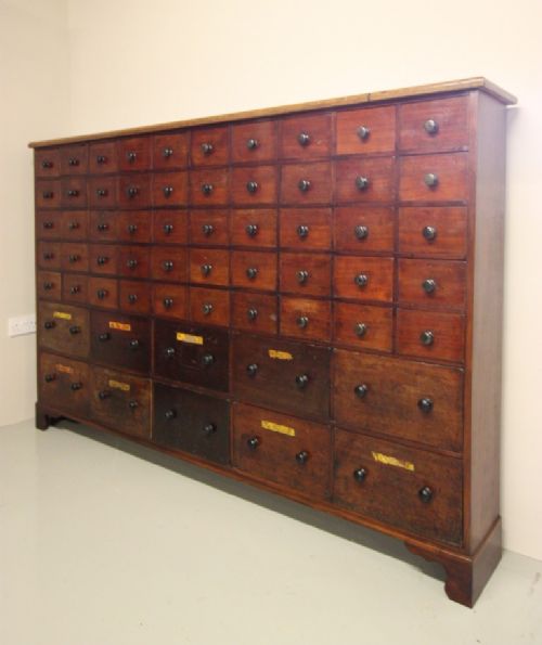 fig 1. Monumental Regency Antique Apothecary Chest.