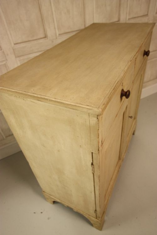fig 2. Regency Antique Painted Pine Cupboard.