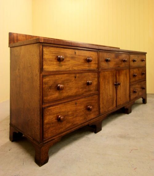 Georgian Antique Mahogany Dresser Base.