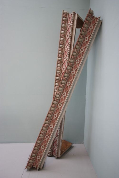 fig 1. Pair of English Regency Antique Curtain Pelmets.