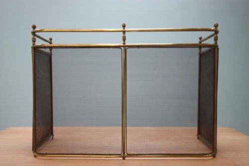 19th Century Antique Brass Spark/fire Guard.