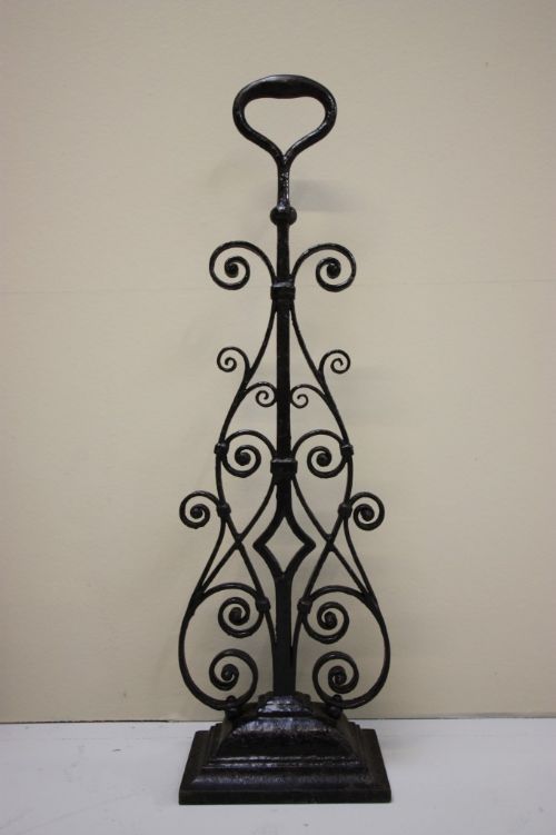 19th Century Antique Wrought Iron Door Stop.
