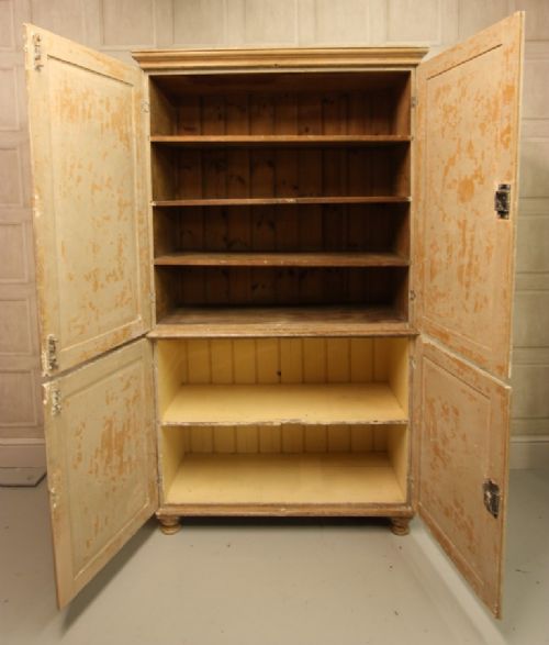 fig 2. Regency English Antique Pine Cupboard.