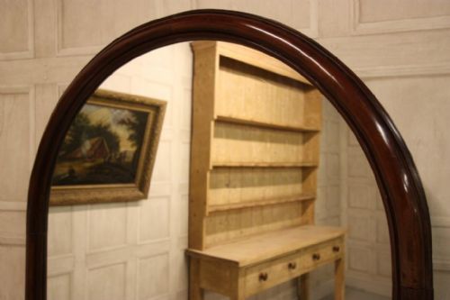 fig 1. Tall William IV Antique Mahogany Mirror