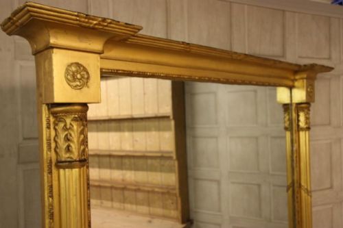 fig 1. Huge William IV Antique Gilt Pier Mirror
