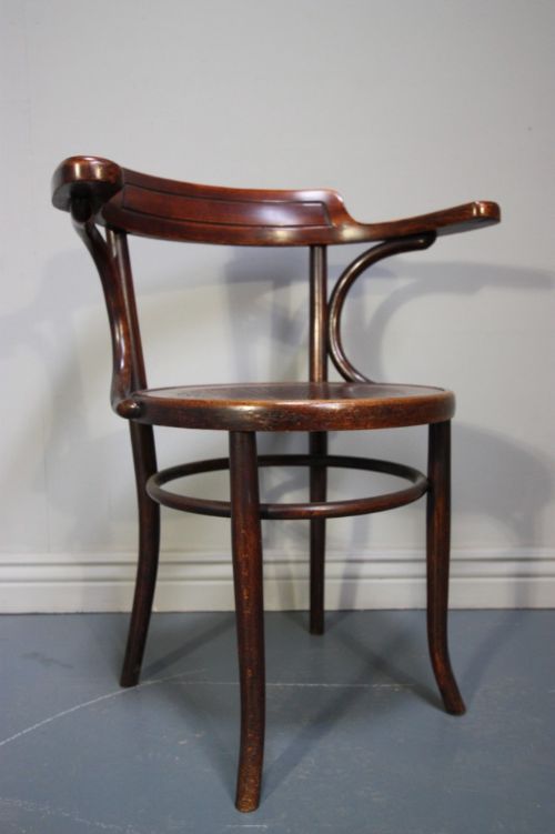 fig 1. 18 Bentwood Antique Dining Chairs. Sold in Pairs.