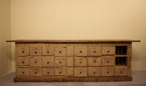 Original Georgian Antique Cobblers Chest/ Dresser.