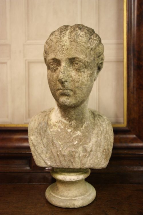 English 19th Century Antique Marble Bust