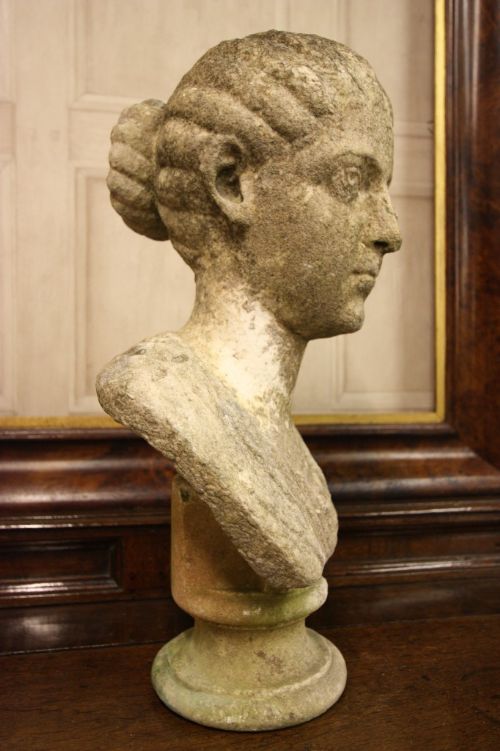 fig 1. English 19th Century Antique Marble Bust