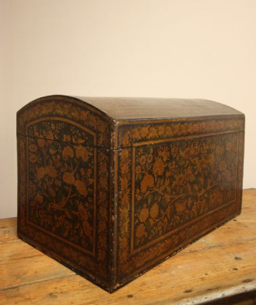 fig 1. Fabulous Regency Antique Kashmiri Trunk.