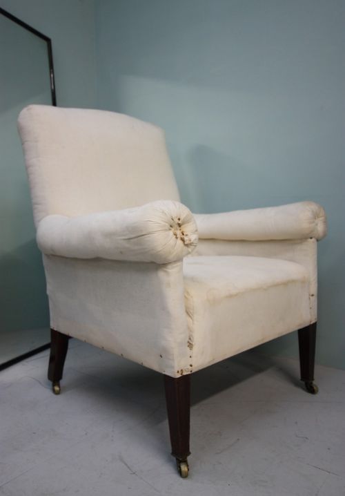 Large 19th Century Antique Howard & Sons Armchair.