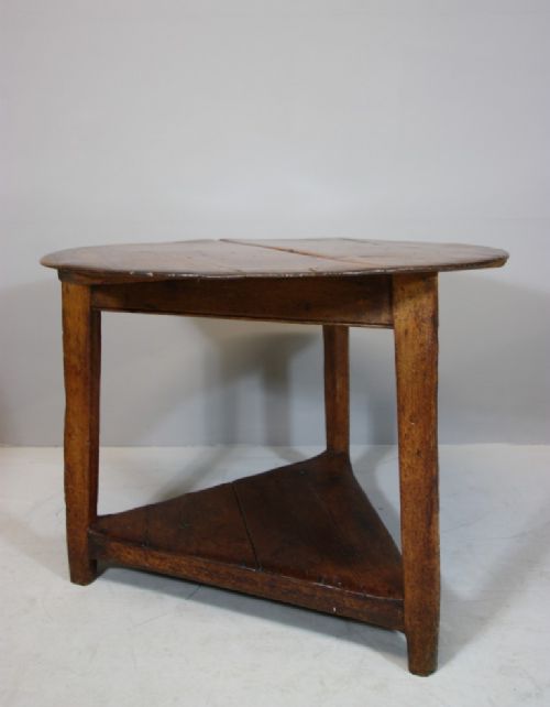 Antique Georgian Pine Cricket Table