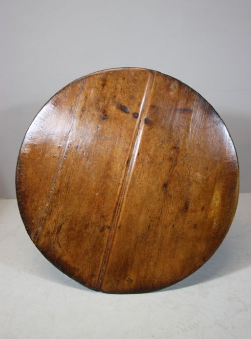fig 1. Antique Georgian Pine Cricket Table