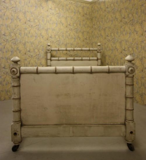 fig 1. Regency English Antique Small Double Bed.