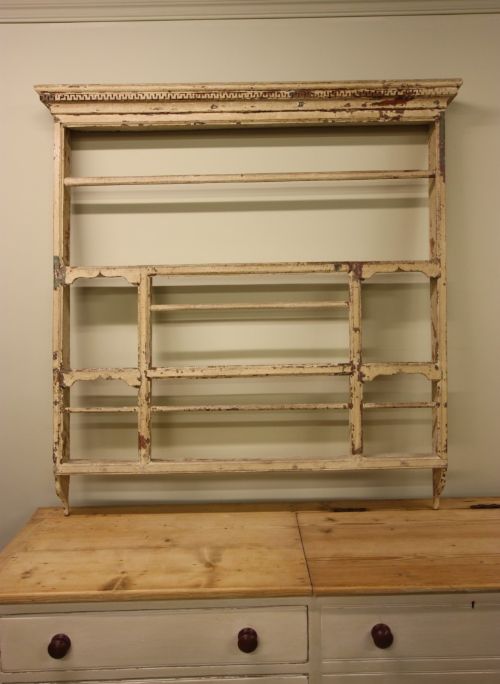 fig 1. 18th Century Antique Yorkshire Delft Rack.