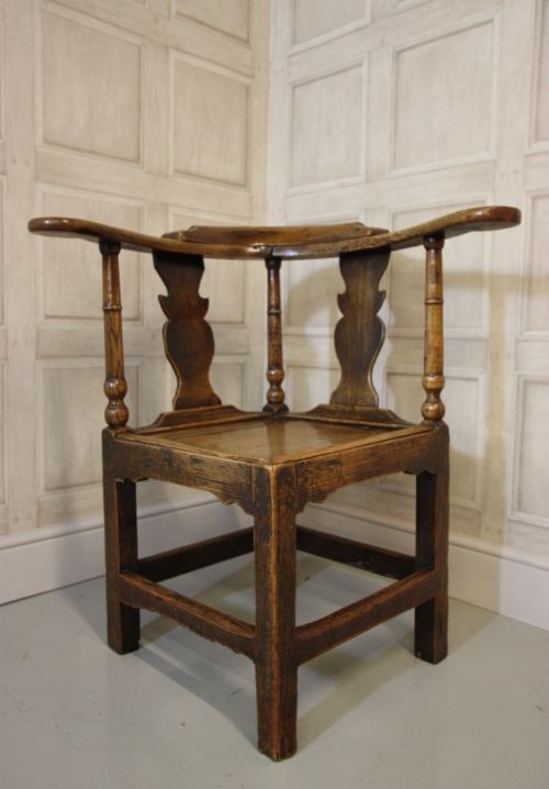 Georgian Antique Elm Country Elbow Armchair