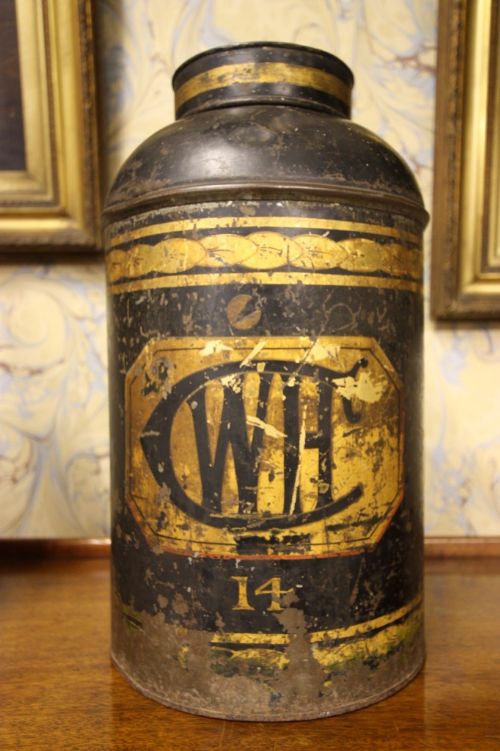 Large No. 14 Antique Tea Canister