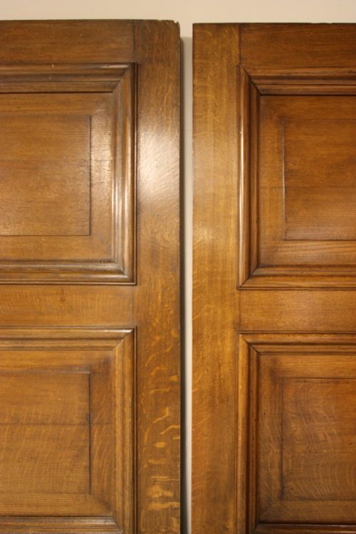 fig 3. Set of Ten 19th Century Antique English Oak Doors.