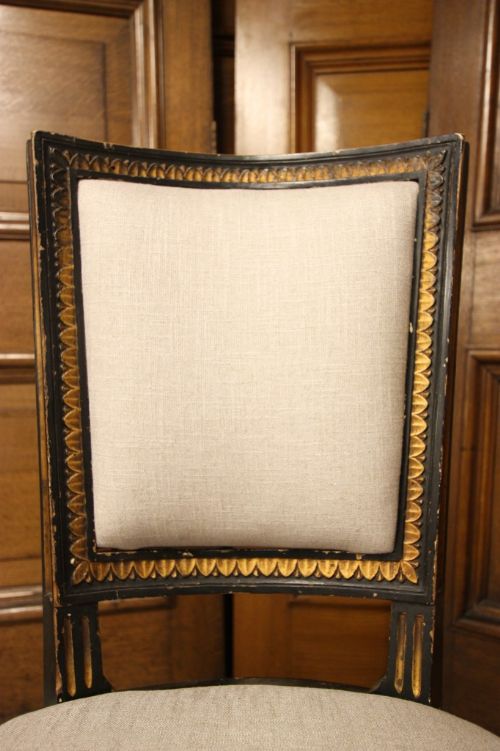 fig 2. Pair of Decorative 19th C Antique Side Chairs.