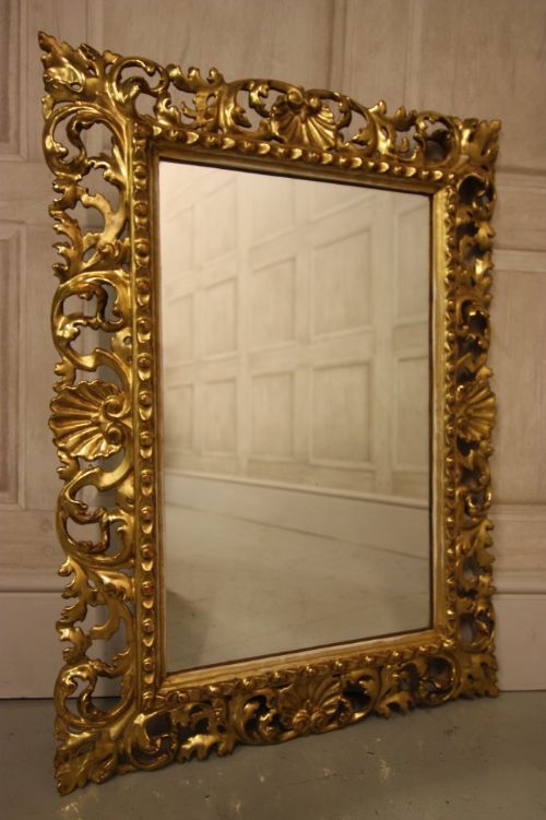 19th Century Antique Florentine Mirror.
