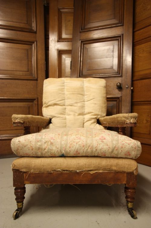 fig 1. Howard & Sons Antique Armchair.