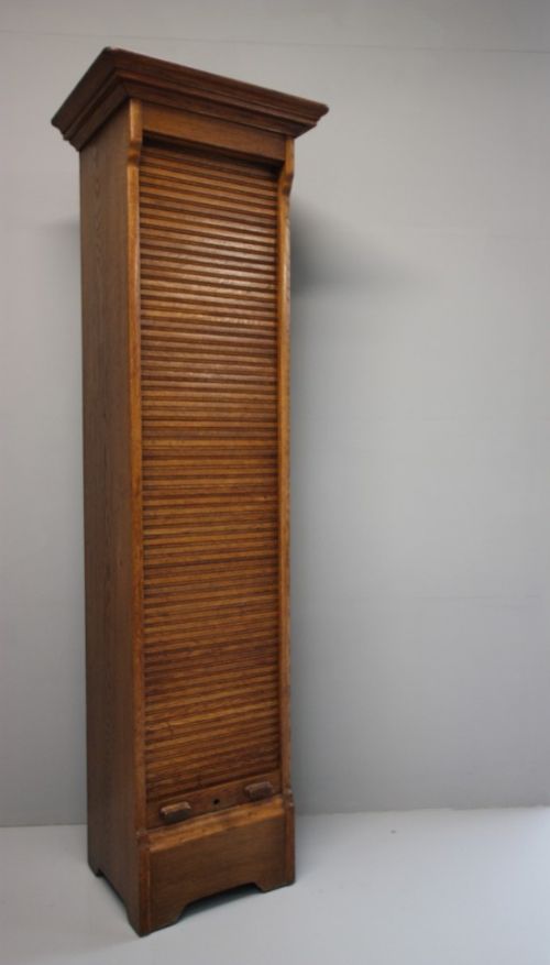 Fabulous Tall Antique Oak Cabinet