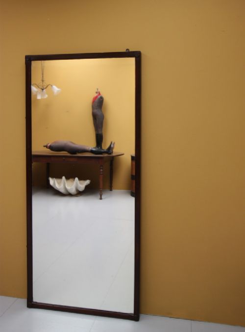 Antique Gentlemens Outfitters Mirror
