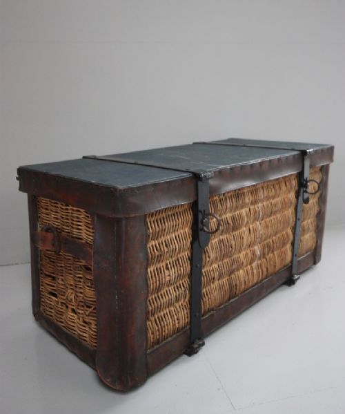 Fabulous Quality 1920'S English Car Picnic Hamper