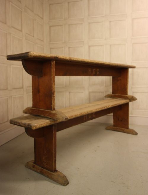 Pair of Plain English Antique Pine Benches