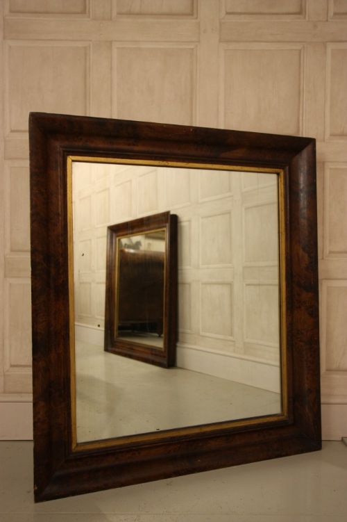fig 1. Pair of Georgian Antique Mirrors in Original Paint