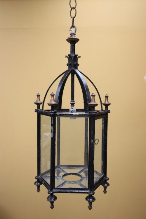 Impressive 19th Century Antique Hall Way Lantern