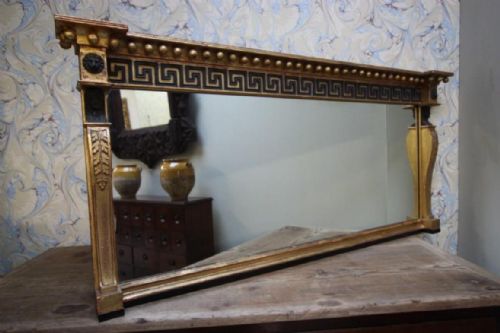 Regency Antique 'Egyptian Revival' Gilt Mirror.