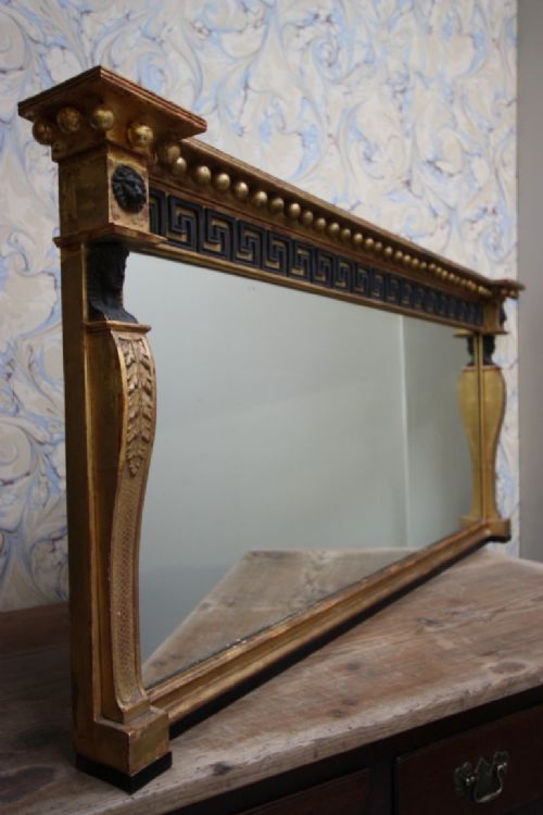 fig 1. Regency Antique 'Egyptian Revival' Gilt Mirror.