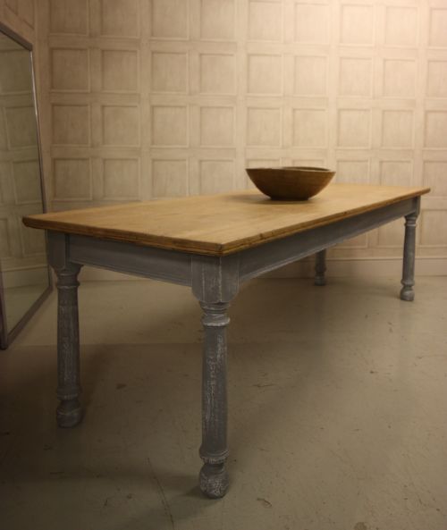 Edwardian Antique Oak Dining Table