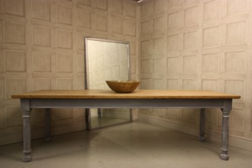 fig 1. Edwardian Antique Oak Dining Table