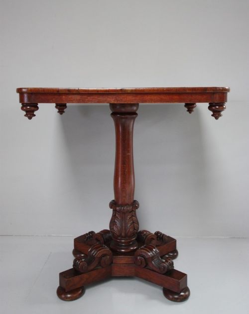 fig 1. Special William IV Antique Parquetry Top Table.