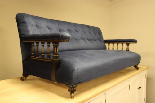 19th Century Antique Very Low Slung Sofa