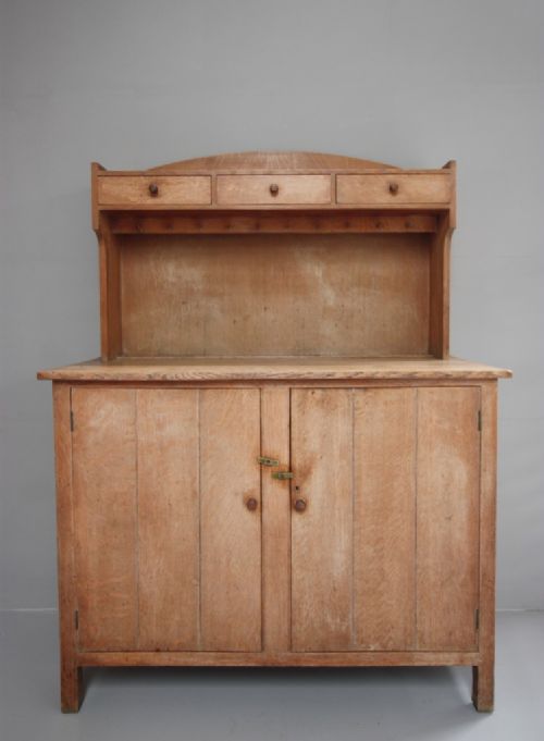 fig 1. Antique Heals Letchworth Oak Dresser