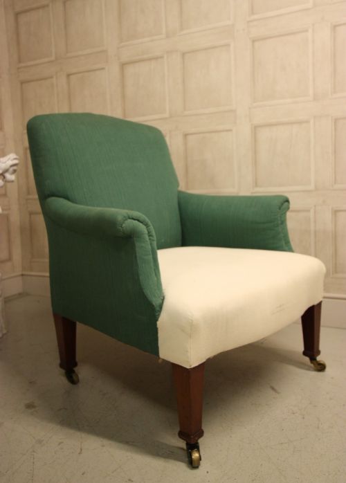 Antique Upholstered Armchair by Morison & Co.