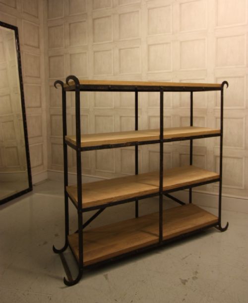 19thc English Wrought Iron Antique Deed Rack