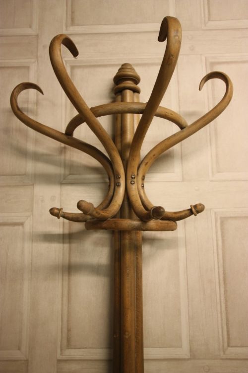 fig 1. 19th Century Antique Bentwood Hat & Coat Stand
