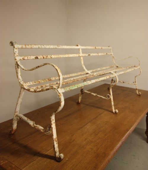 English Country Garden Antique Bench