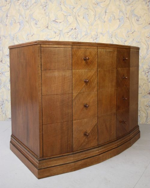 Heals Antique Walnut Chest of Drawers