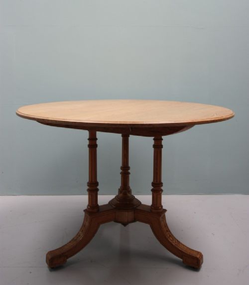 fig 1. Quality Antique Breakfast Dining Table by Gillow