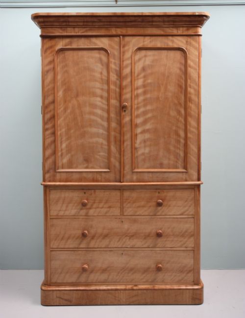 Satin Birch Antique Linen Press by J.maple
