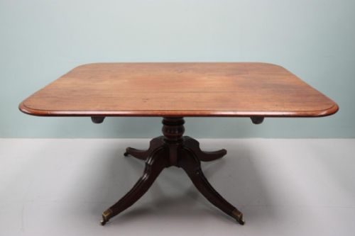 Regency Antique Mahogany Breakfast Dining Table