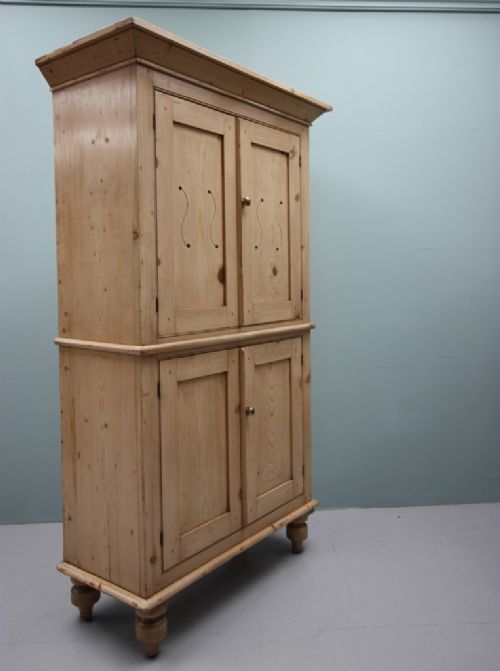 fig 1. Antique Pine Four Door Cupboard from Pembrokeshire